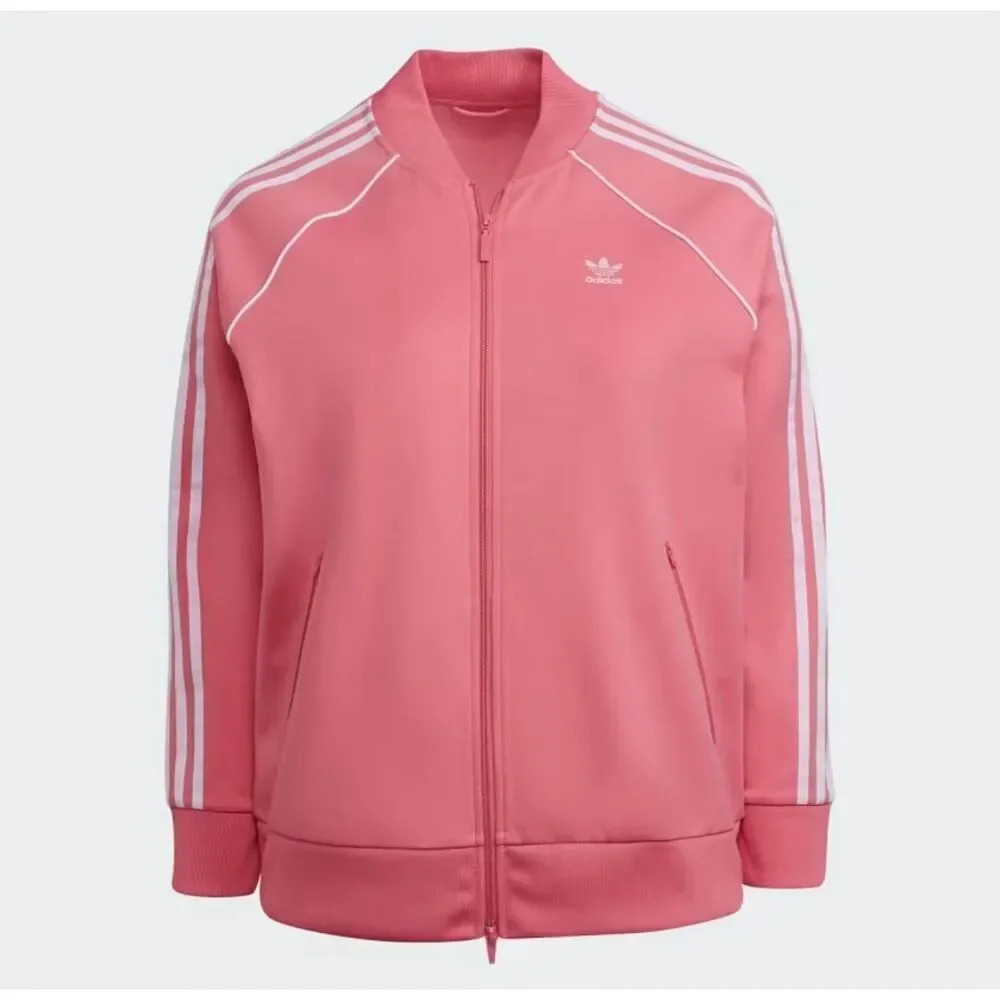 ADIDAS | Originals Womens Primeblue SST Track Top Coral‎ Jacket | Size Small